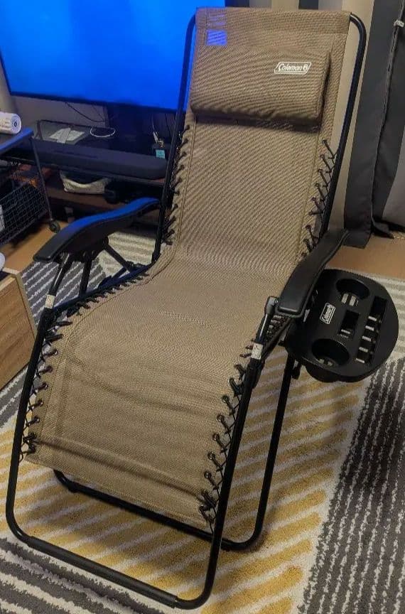 Coleman インフィニティチェア リクライニング カップホルダーIC付き