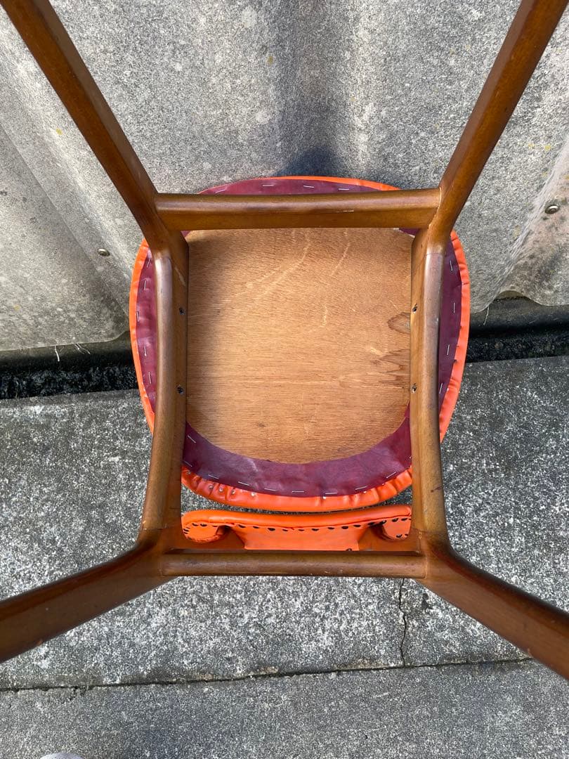 ビンテージ/昭和レトロ/ミッドセンチュリー/ダイニングチェア/チェア/椅子/①