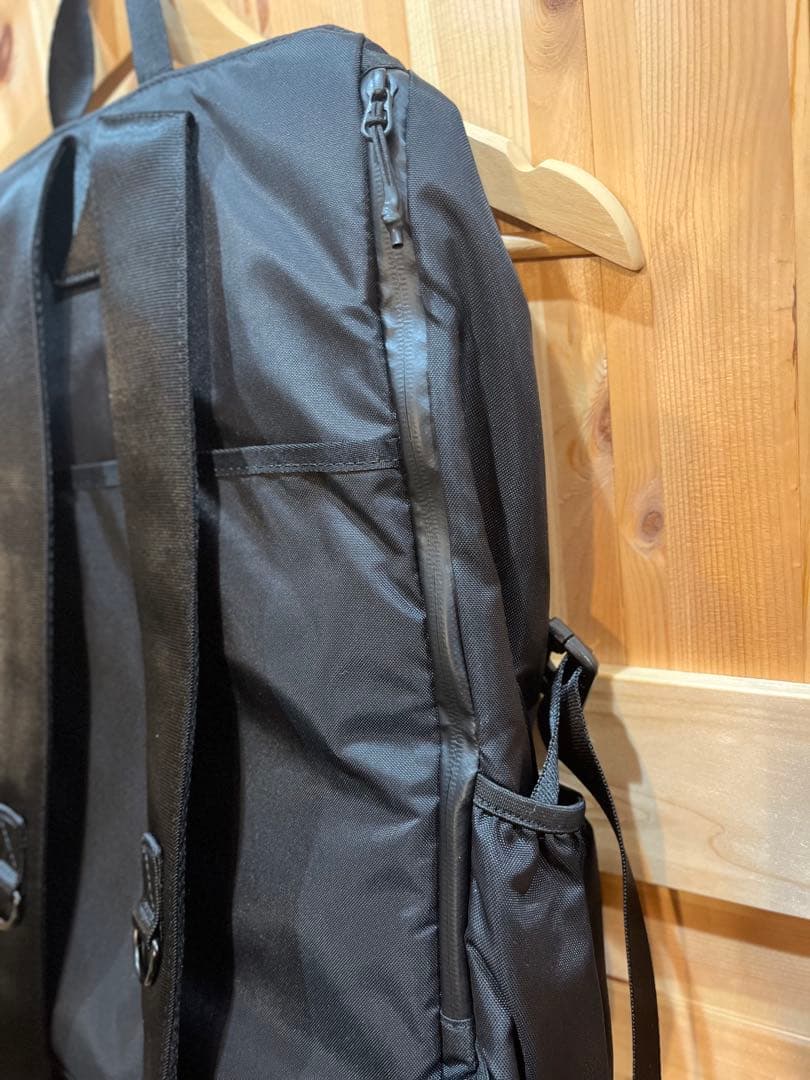 BURLAP OUTFITTER×ear 撥水レザー　リュック　ブラック