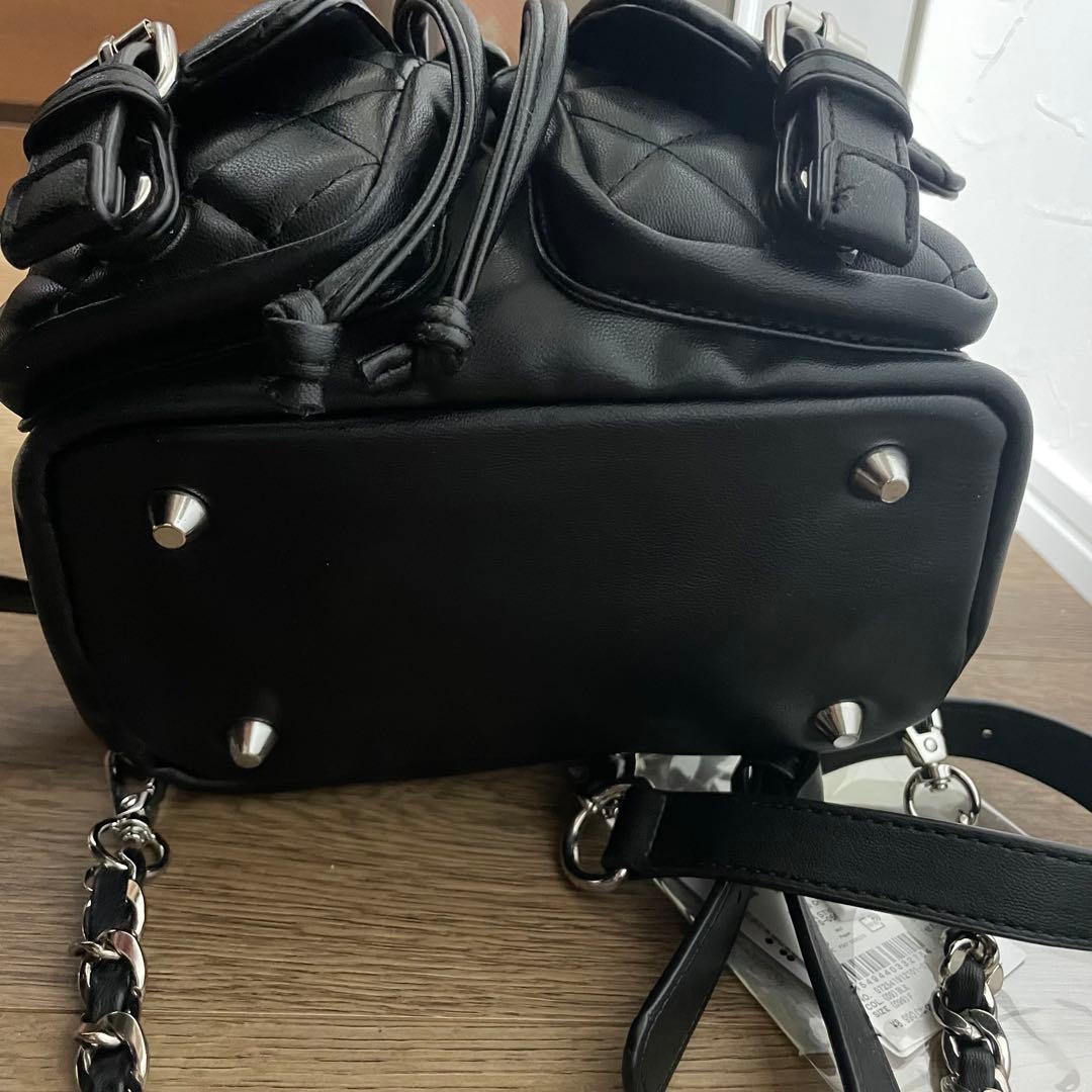 GYDA 4WAYポケットミニリュックBAG ブラック