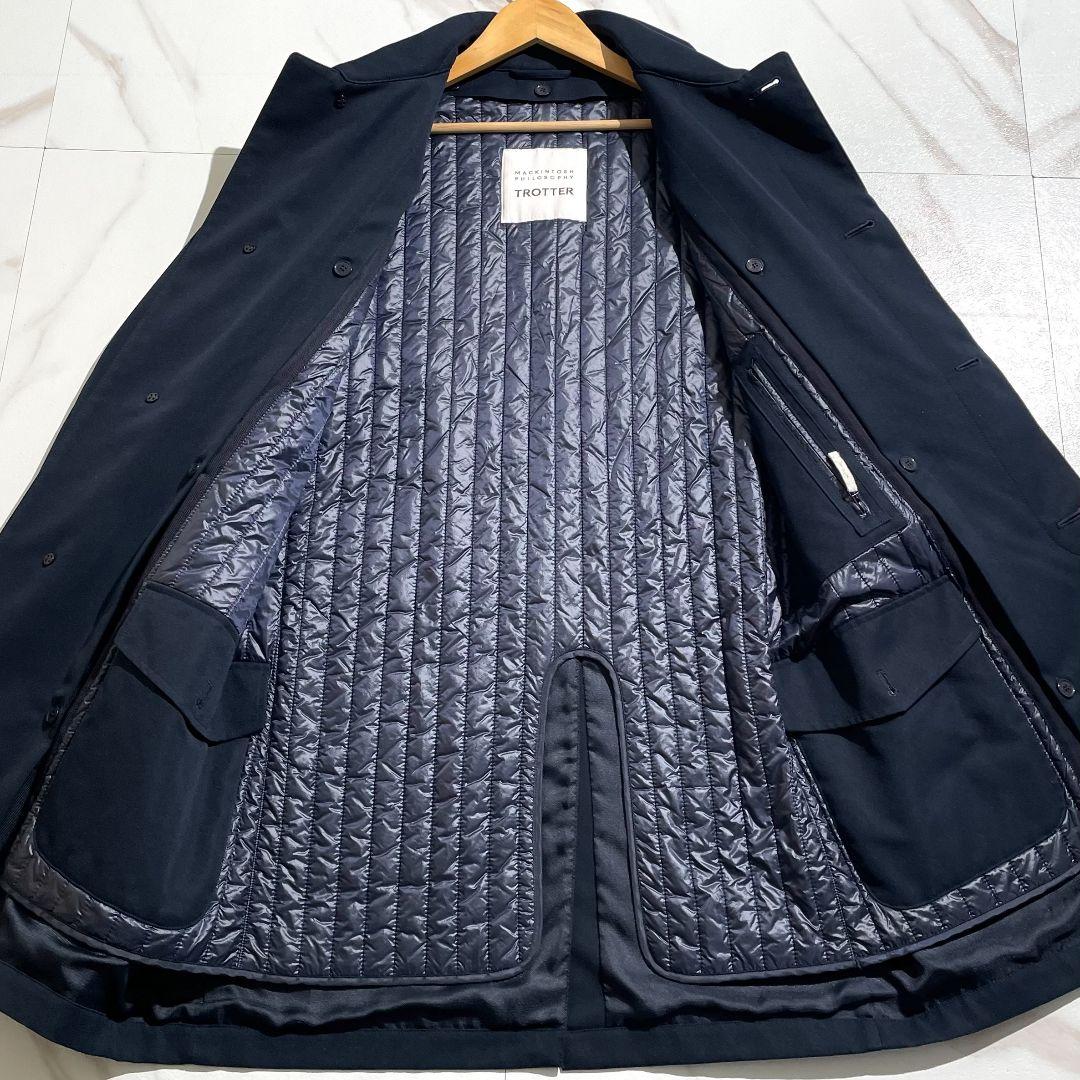 マッキントッシュフィロソフィー ステンカラーコート 中綿キルティング ライナー