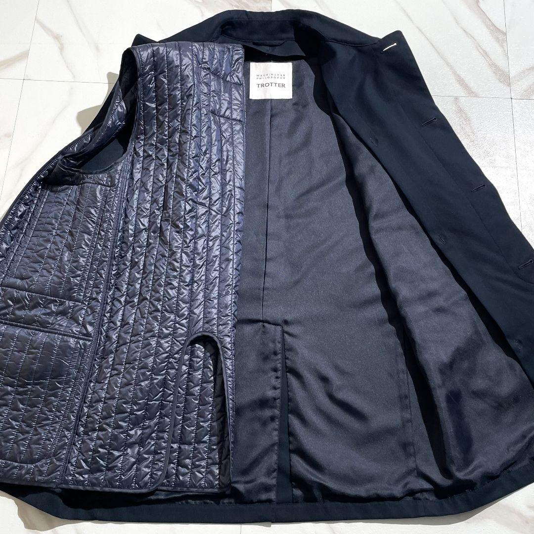 マッキントッシュフィロソフィー ステンカラーコート 中綿キルティング ライナー