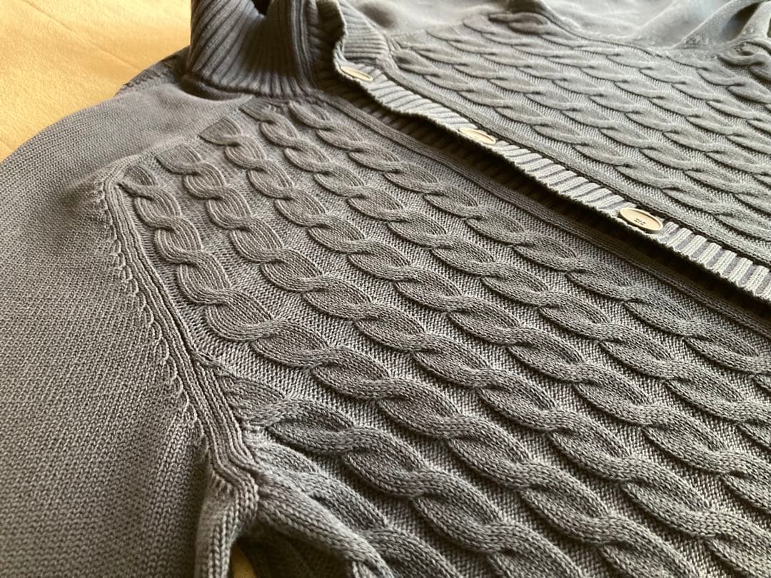 ZANONE コットン CHIOTO キョート ケーブル 後染め ネイビー 46