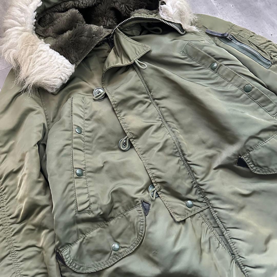 90s alpha industries N-3B 旧ロゴ フライトジャケット