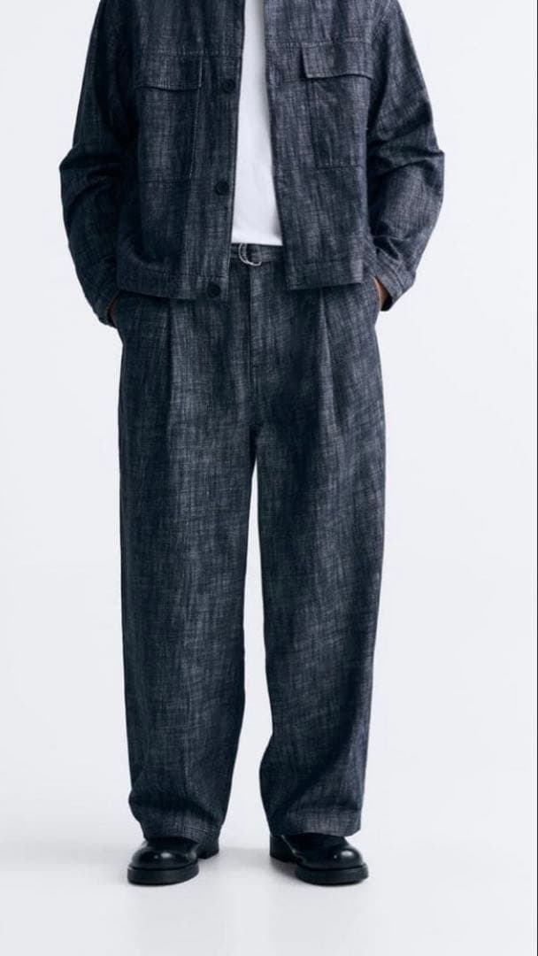 ZARA セットアップ ポケット デニムジャケット