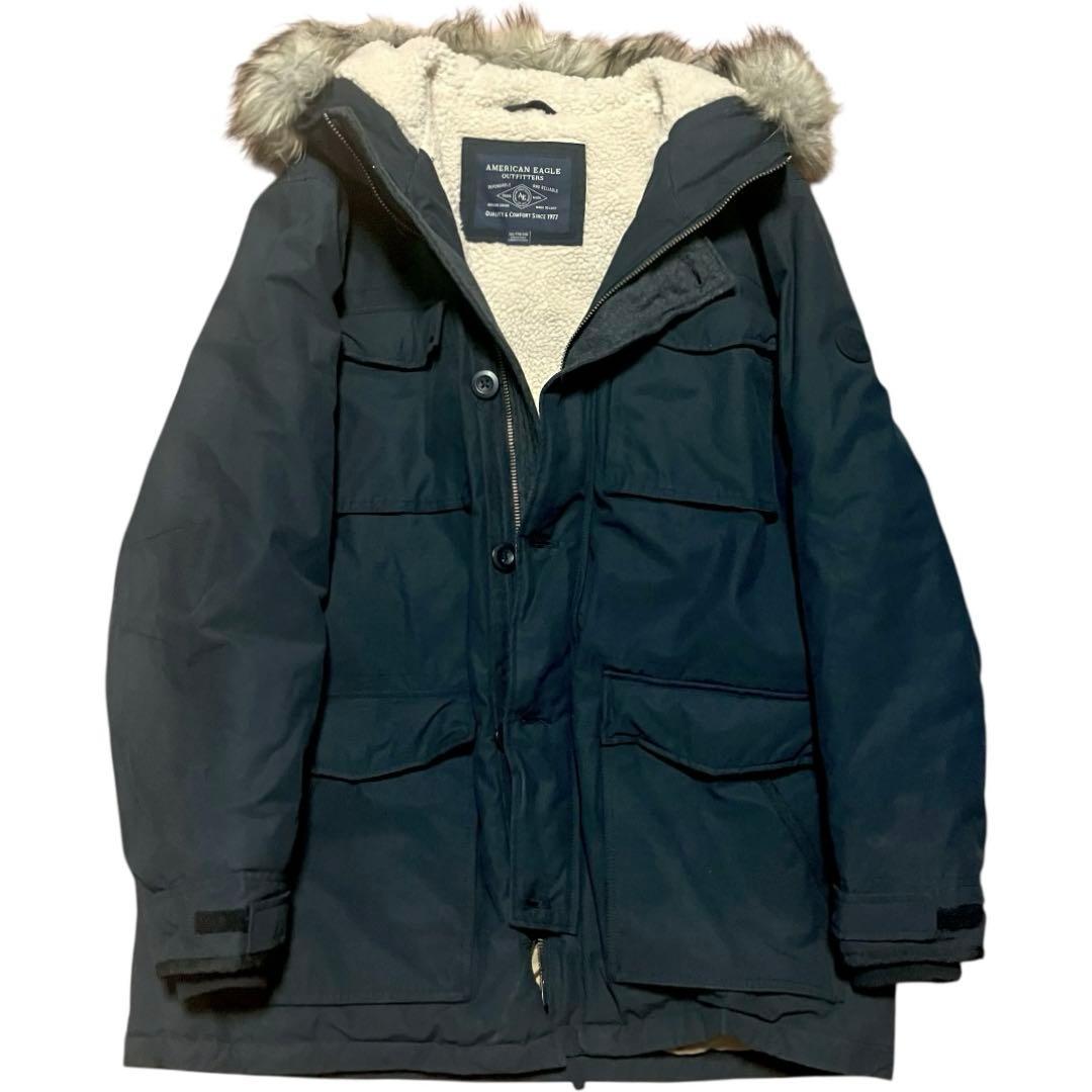 y2k 大きいサイズ　フライトジャケット　ファー　モッズコート　N-3Bアウター