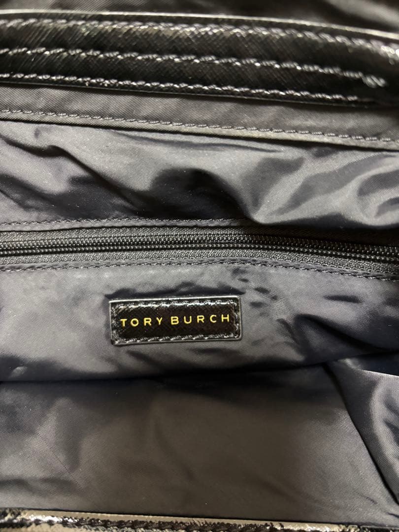 トリーバーチ ナイロン リュック ブラック 巾着　大容量　バックパック