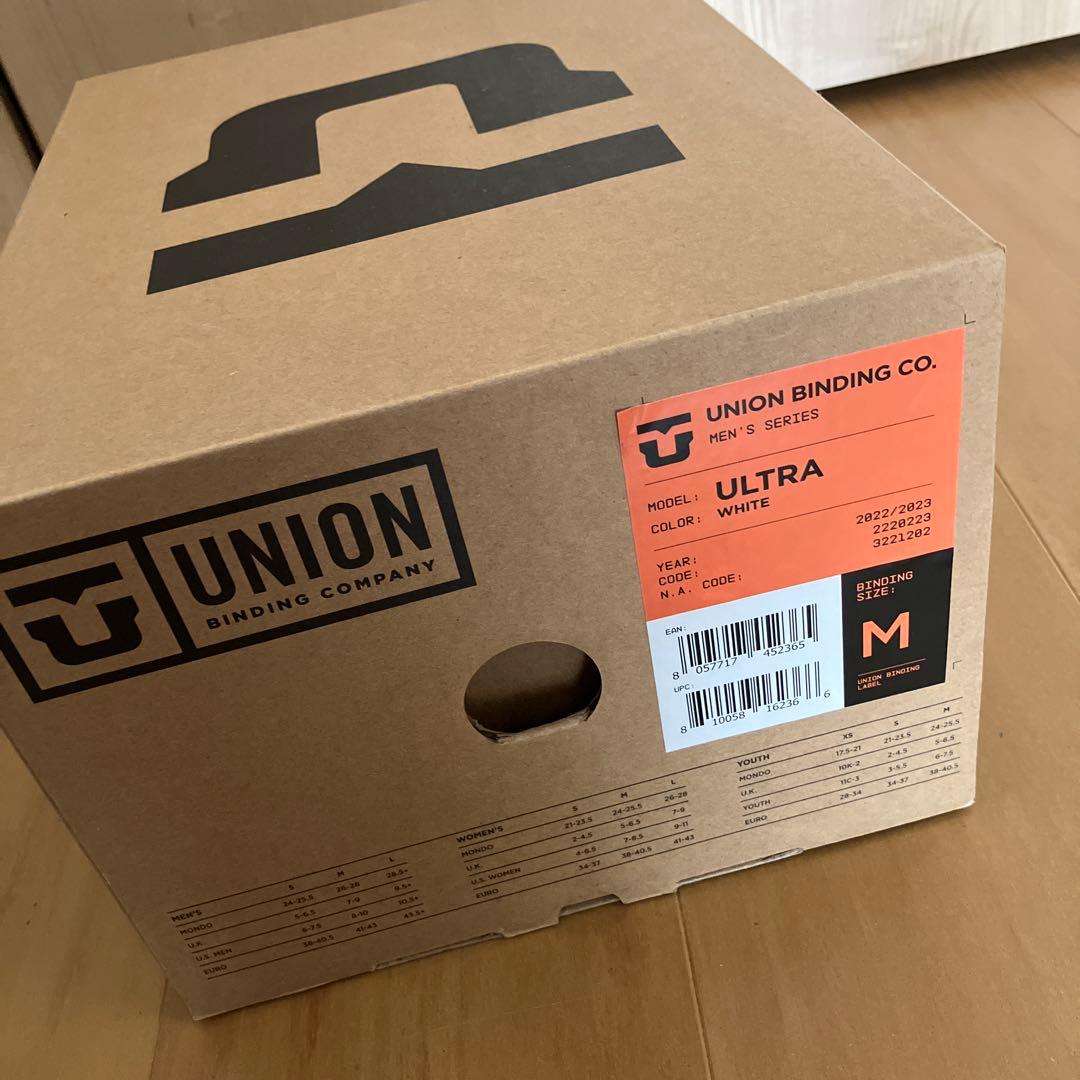 UNION ULTRA 22-23 ホワイト メンズ Mサイズ 箱あり