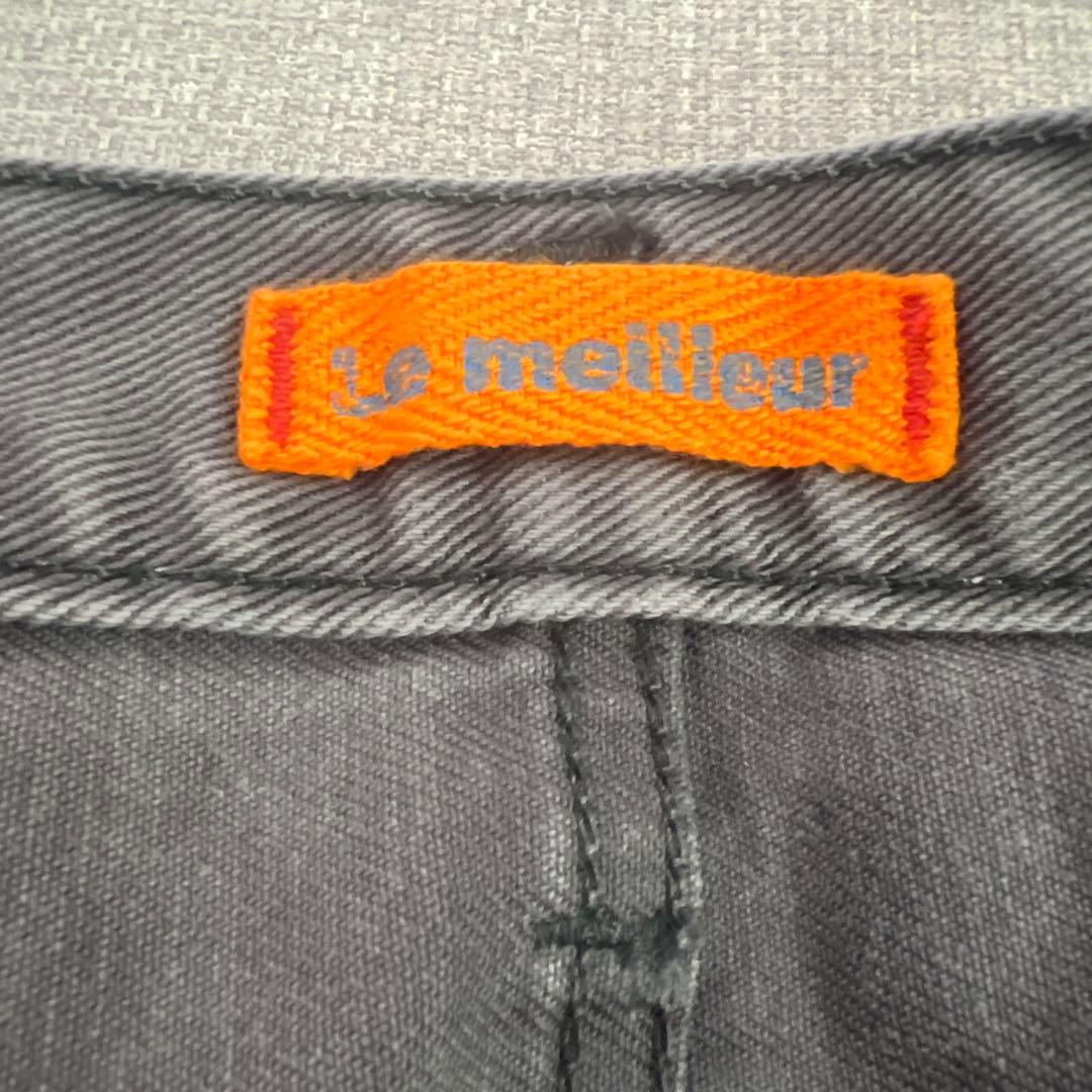 ボーイズマーケット別注 Le meiller グレーストレートジーンズ　S