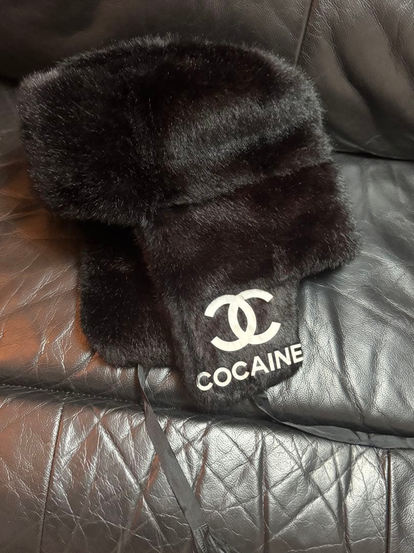 opium Chanel Logo COCAINE USHANKA HAT - メルカリ