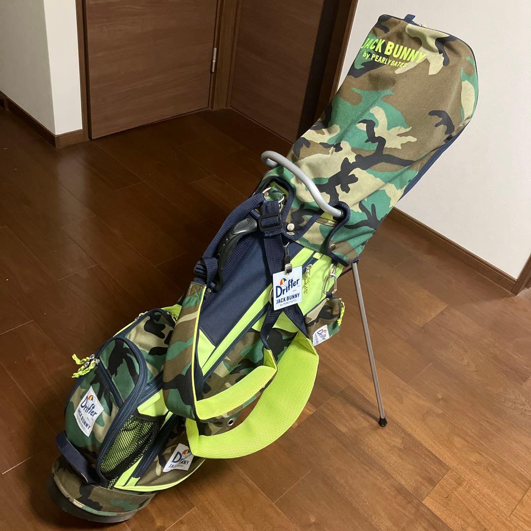 JACK BUNNY × Drifter 迷彩柄キャディバッグ &ヘッドカバー