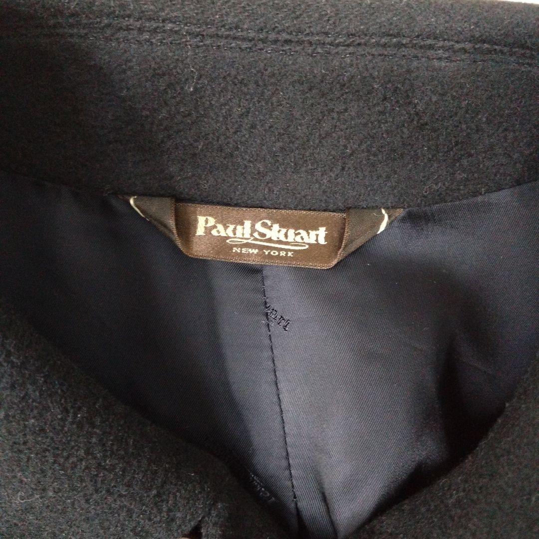 希少　ポールスチュアート　カシミヤ100%ステンカラーコート　ブラック　サイズM