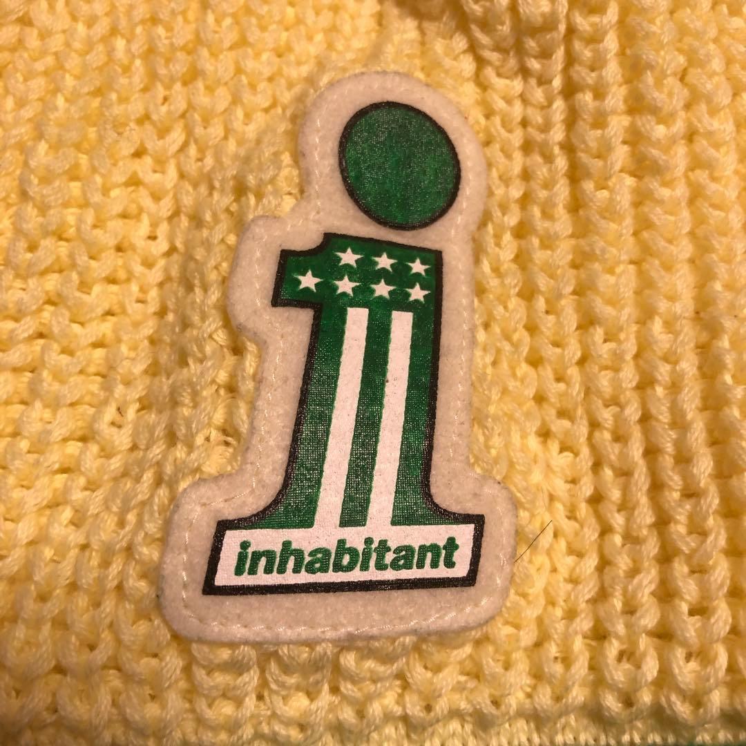 インハビタントinhabitantボンボンニット帽 ビーニー キャップ さん