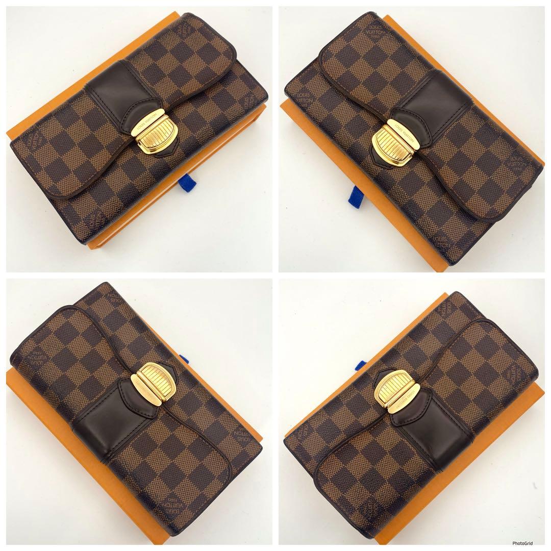 ルイヴィトン ダミエ ポルトフォイユ システィナ 長財布