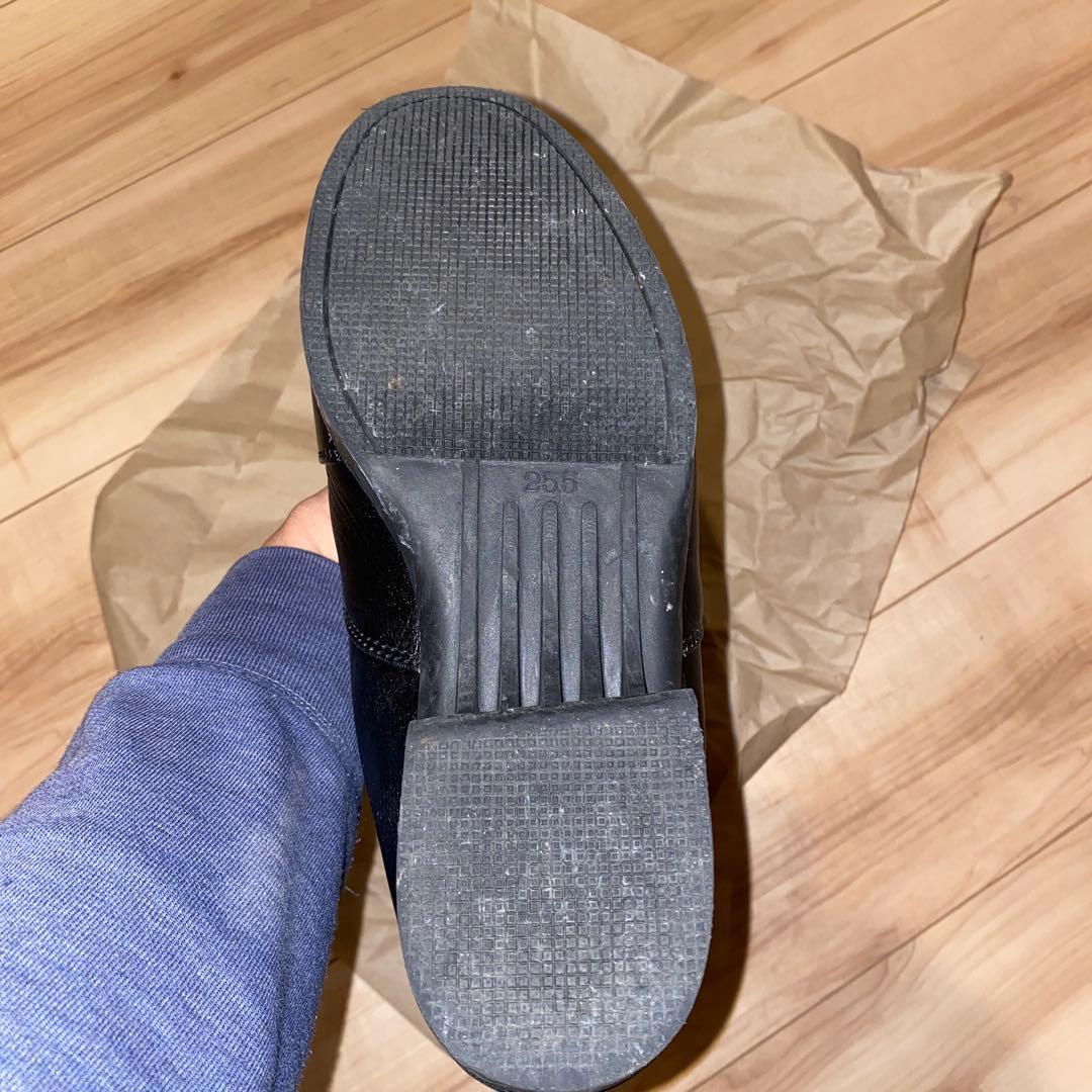 東横　特攻ブーツ　黒　本革　25.5cm トーヨコ　チョーカー