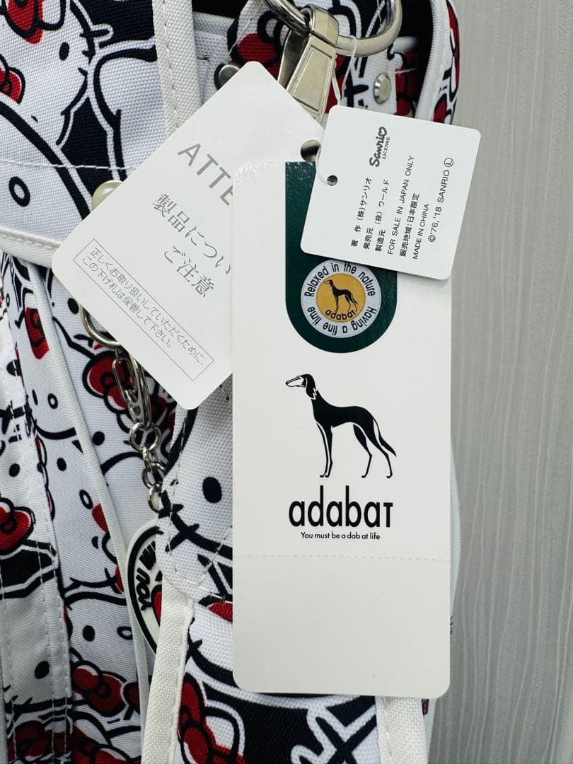 ハローキティ アダバット スペシャルコラボ ゴルフバッグ 【新品未使用