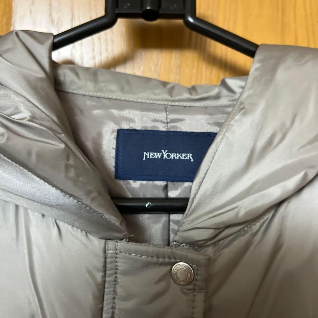 NEW YORKER 大きいサイズ　タグなし新品　グレーダウンコート