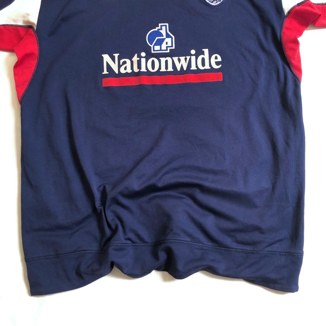 UMBRO 00s サッカー イングランド代表 トレーニング シャツ Vネック