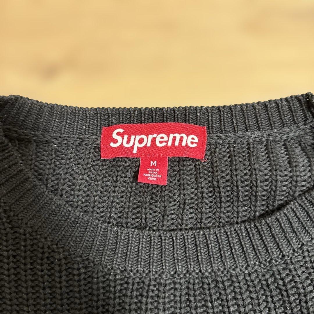 トップス supreme small box ribbed sweater