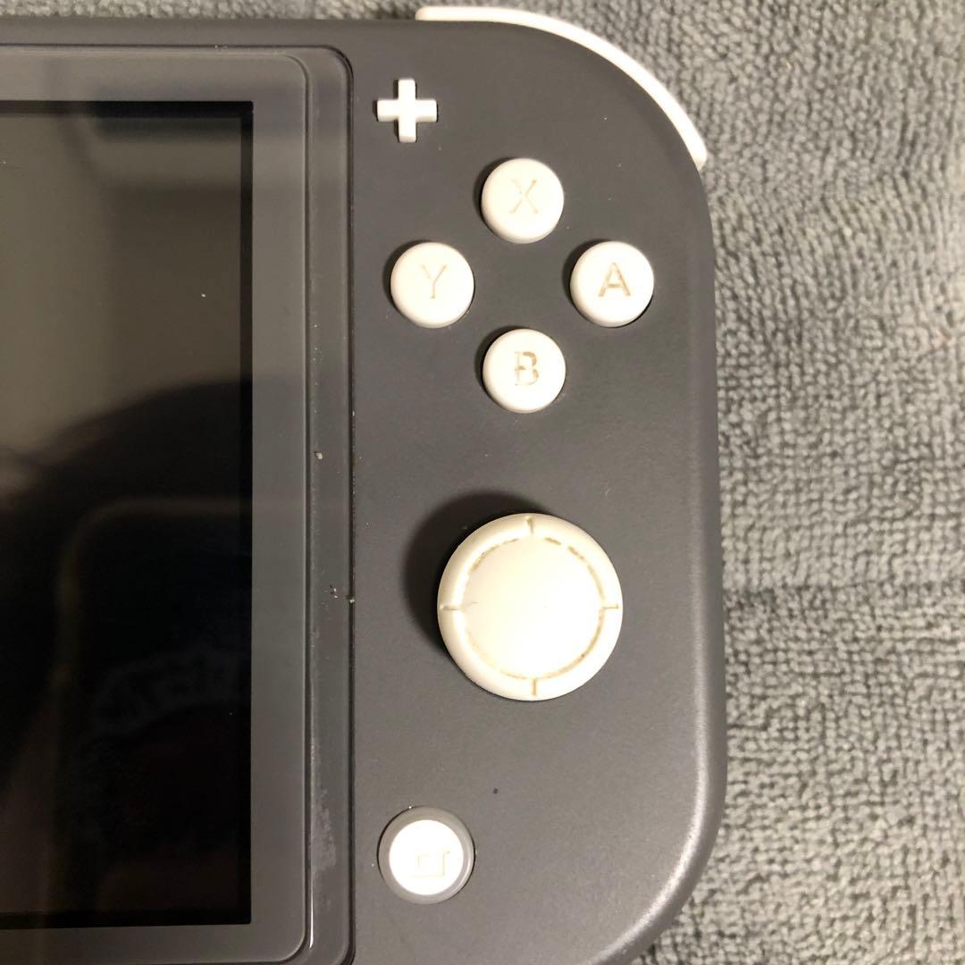 Nintendo Switch Lite グレー 本体 充電器付き - メルカリ