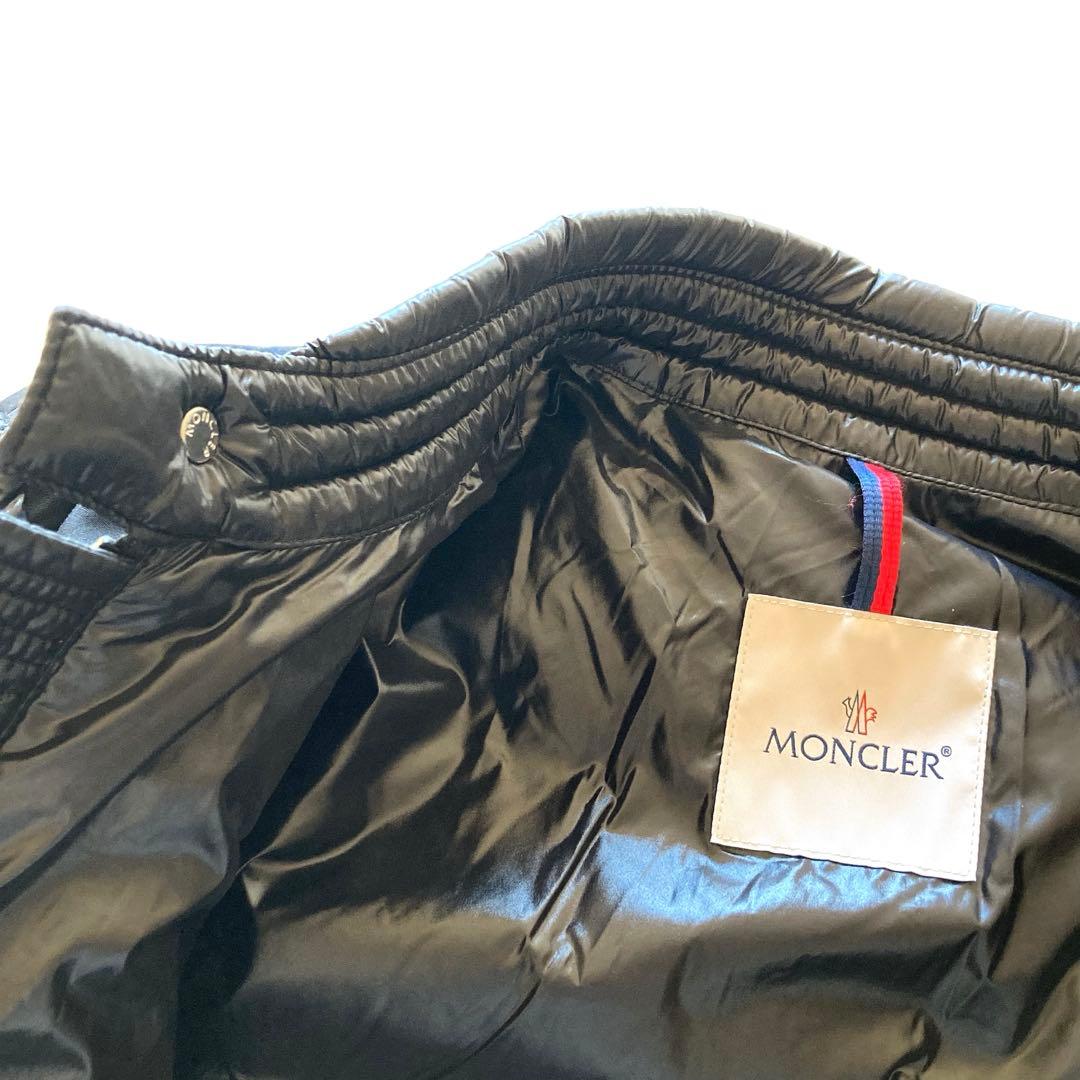 【極美品】MONCLER VERANライダース ダウンジャケット 黒 サイズ1