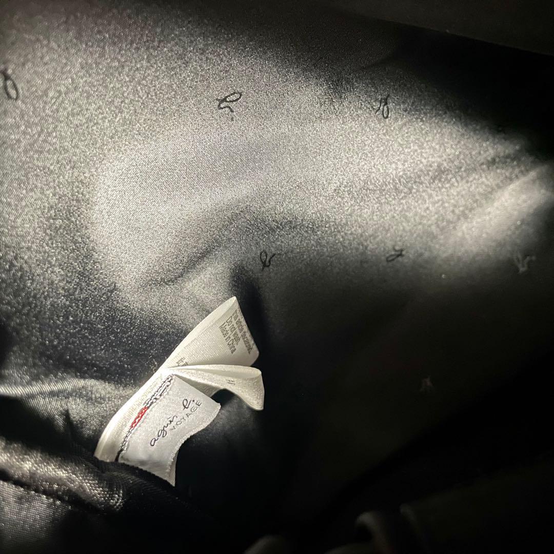 も*こ様 激レア 美品【アニエスベー】リュック ロゴ 刺繍 牛革 レザー グレー