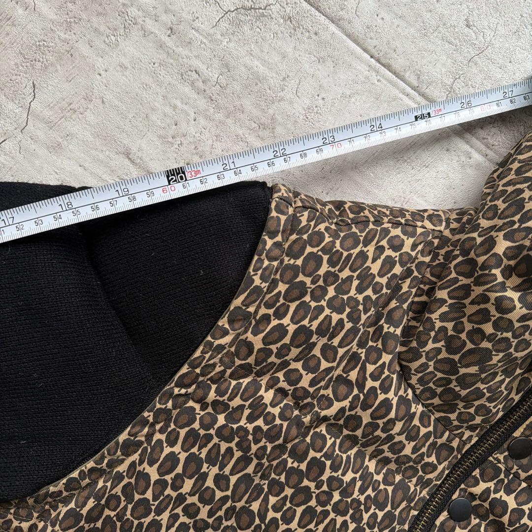 初期　supernova. リバーシブルダウン　ヒョウ柄　ギミック　M