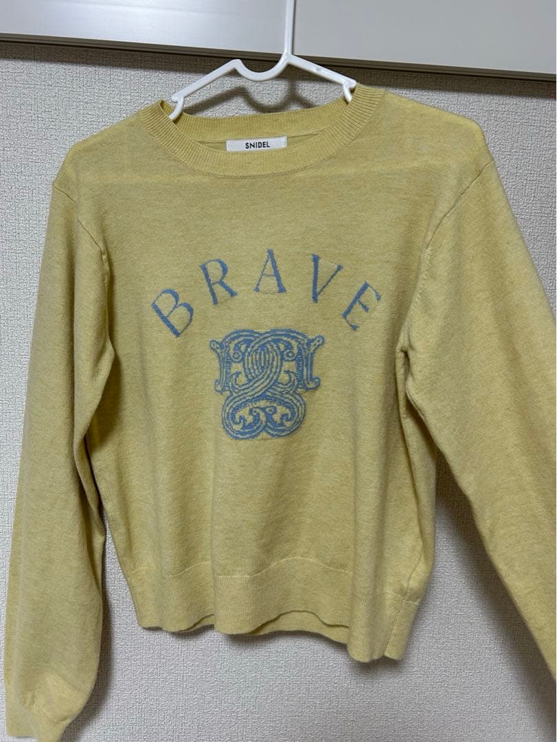 スナイデル SNIDEL モチーフジャガードニットプルオーバー