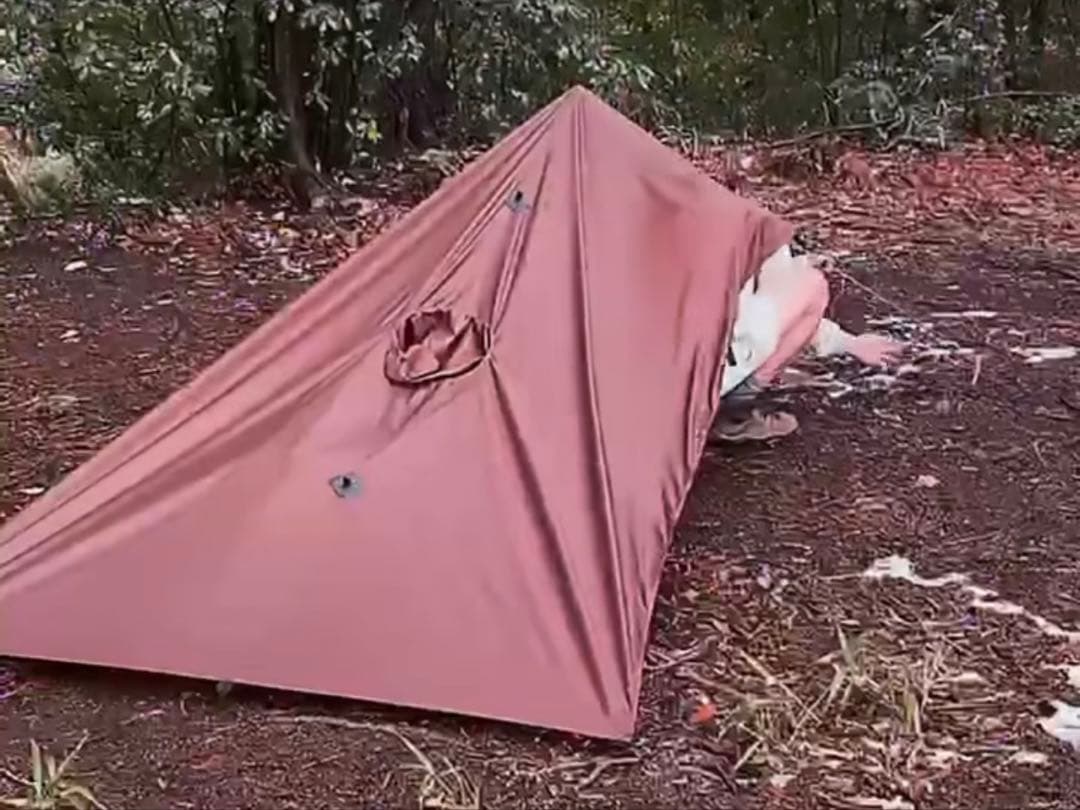 jindaiji mountain works PONCHO MAN PBタープ