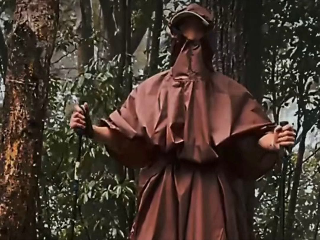 jindaiji mountain works PONCHO MAN PBタープ