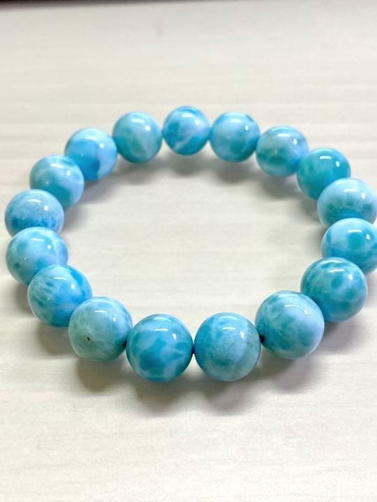 【ken⭐︎kenさん用】ラリマー（ブルーペクトライト）ブレス12mm17粒