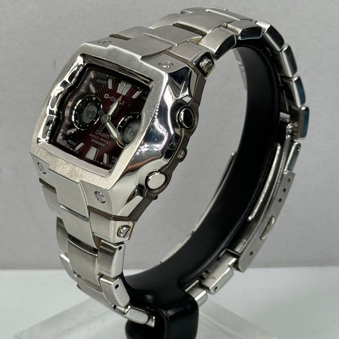 極美品 CASIO G-SHOCK G-011D アナデジ メタルバンド - メルカリ