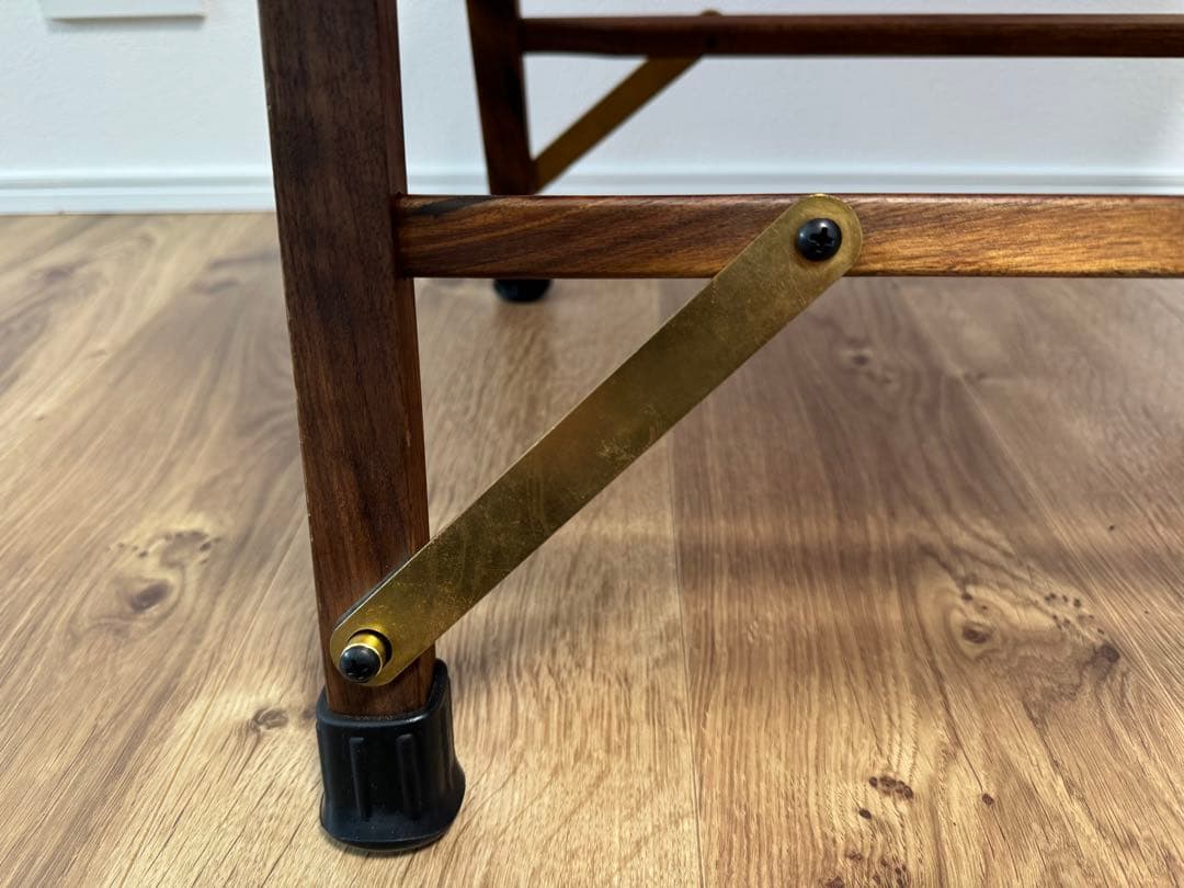 カーミットチェア 同規格品 ウォールナット×真鍮2脚セット