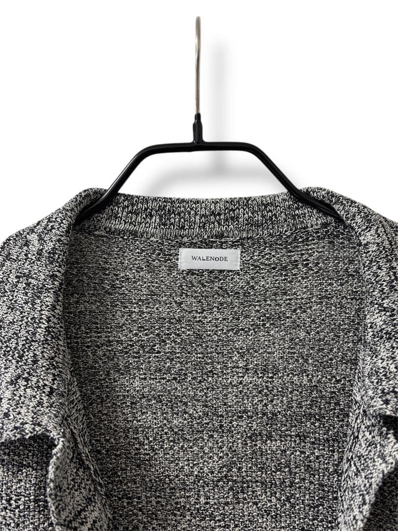 【美品】 WALENODE ウェルノード スキッパーニット グレー 1