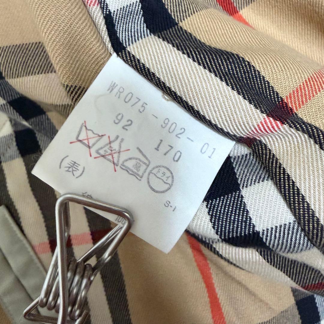 Burberrys バーバリート レンチコートノ バチェックベ ルト付 L