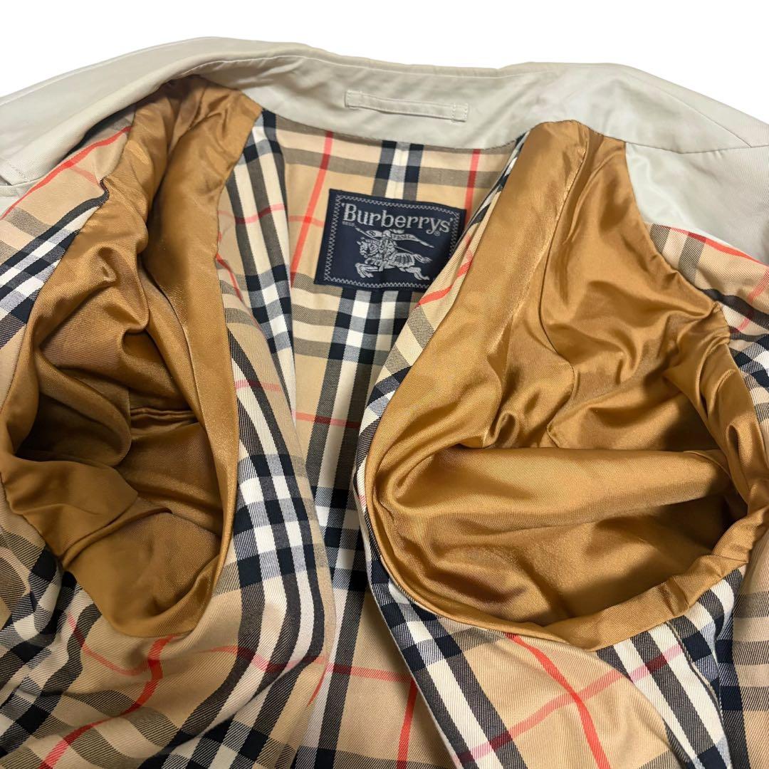 Burberrys バーバリート レンチコートノ バチェックベ ルト付 L