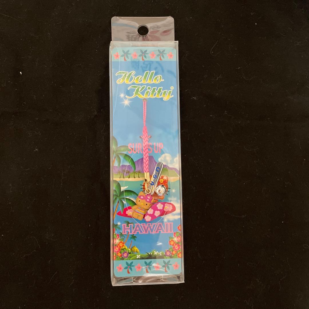 日焼けキティ ハローキティ ハワイ限定ストラップ　サーフィン