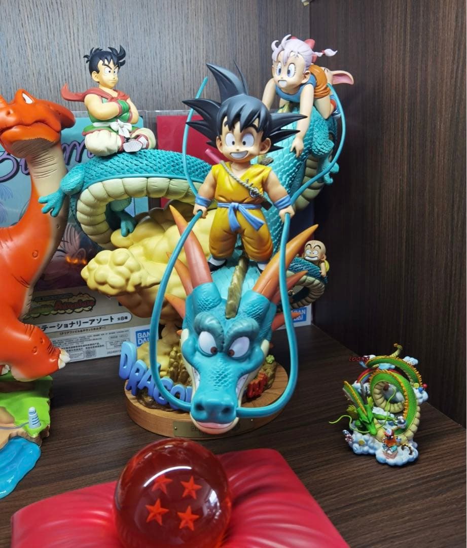 ドラゴンボール 孫悟空 神龍 ブルマ フィギュア ガレージキット - メルカリ