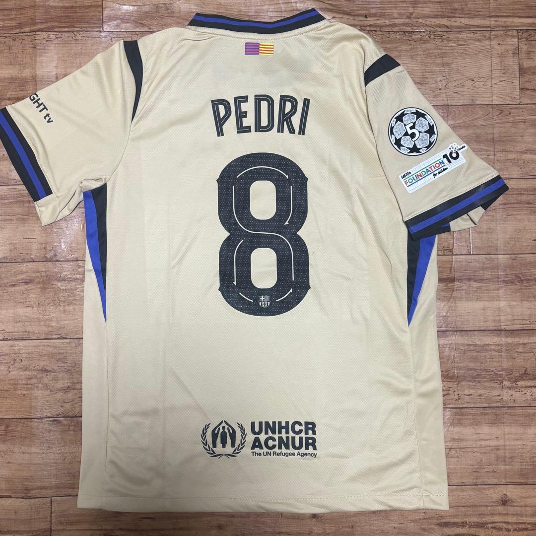 FCバルセロナ 25-26 アウェイ 半袖 ユニフォーム No.8 ペドリ