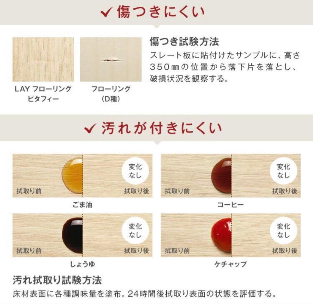 【新品】定価8万円 東リ ピタフィー LPF522 10畳分！24枚入×5箱分