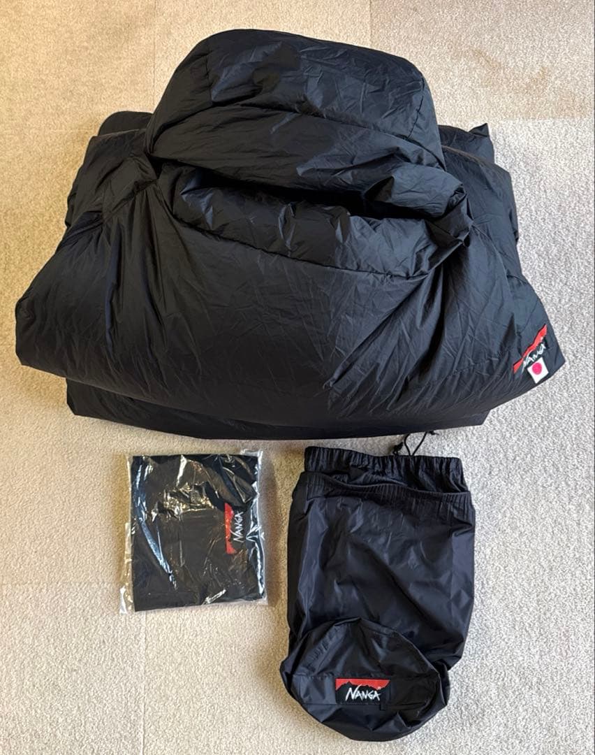 ナンガ NANGA オーロラテックス スクエアフット800 レギュラー BLK