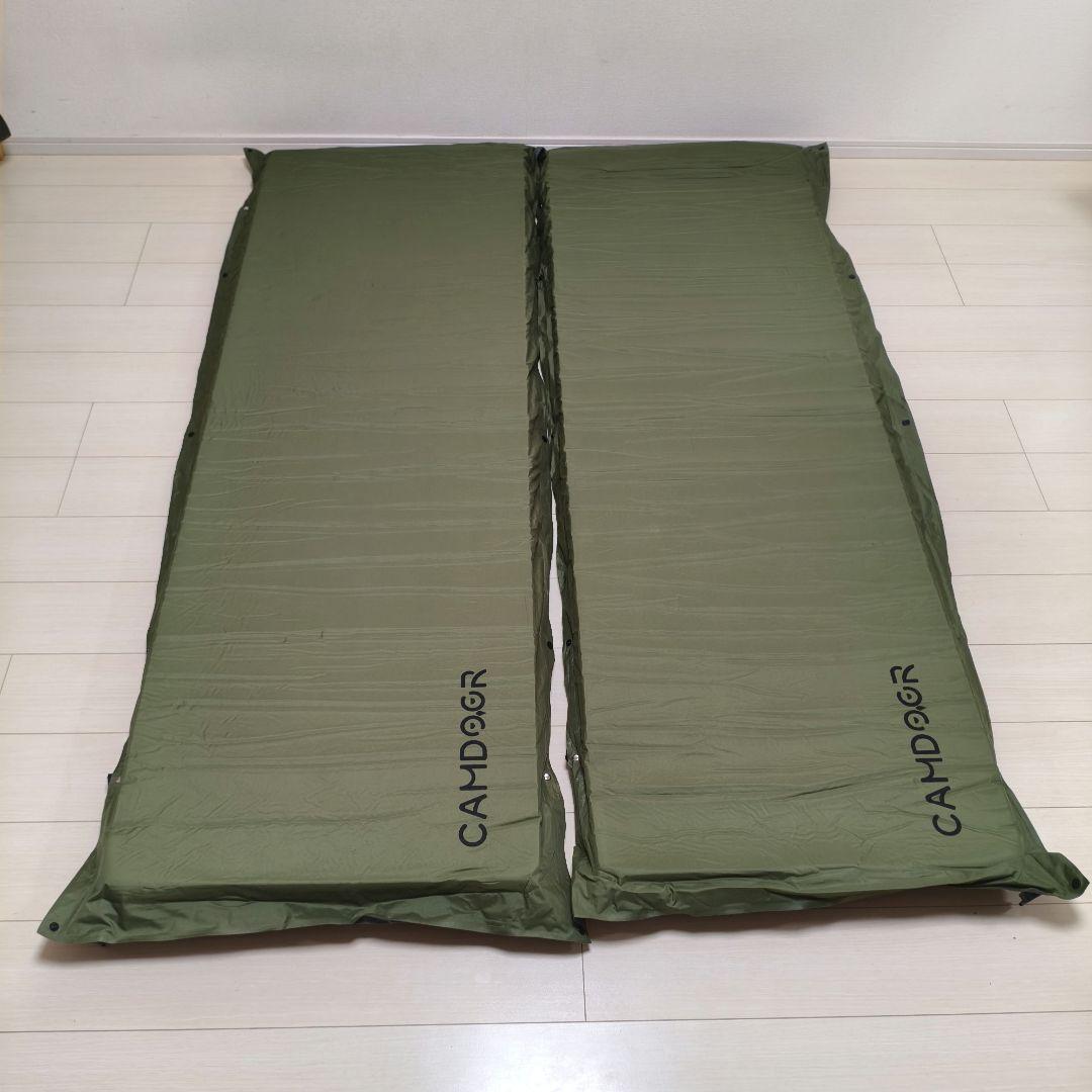 【美品】Camdoor インフレーターマット 10cm 2枚セット ダブル