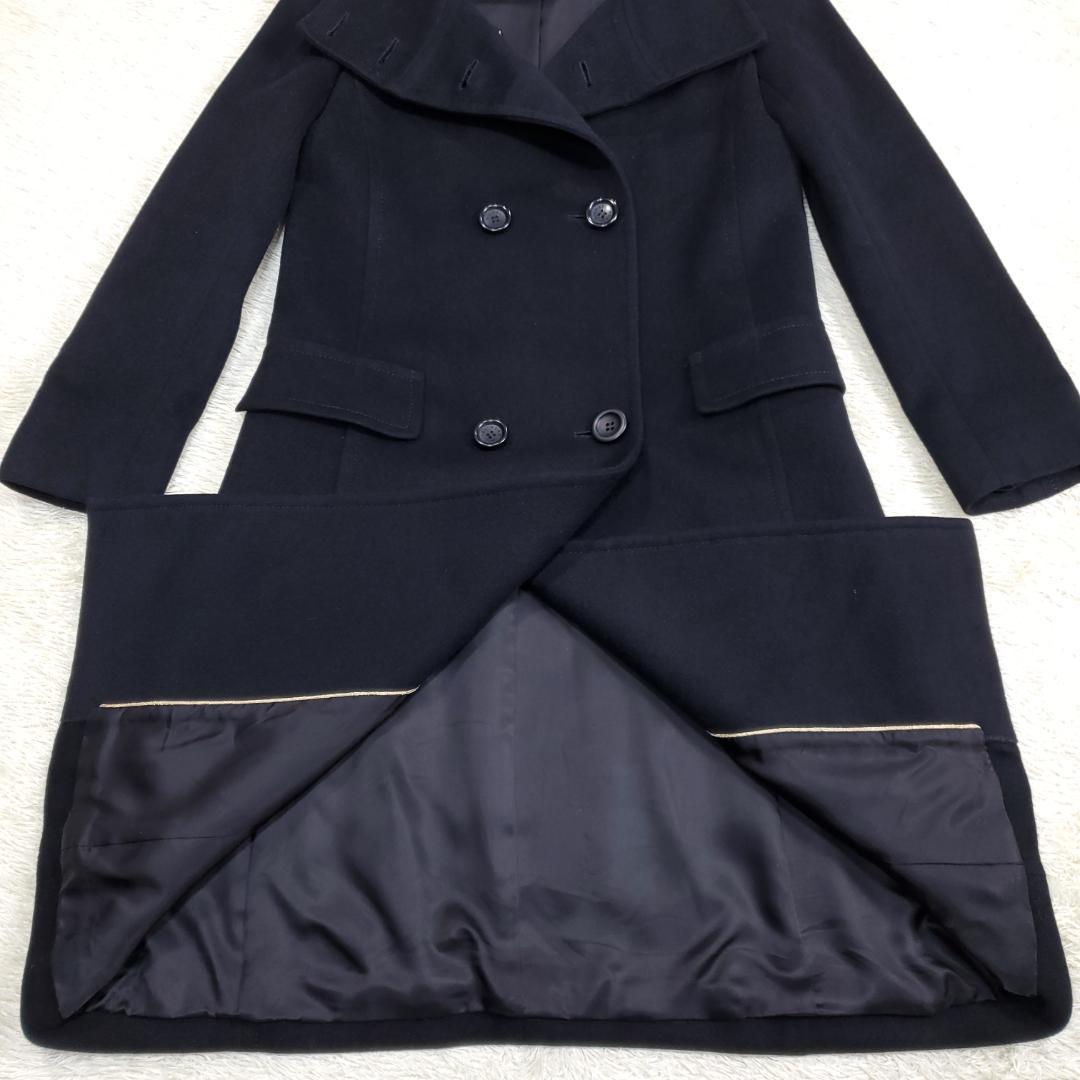 【美品】 マイケルコース M アンゴラ100% スタンドカラー ロングコート