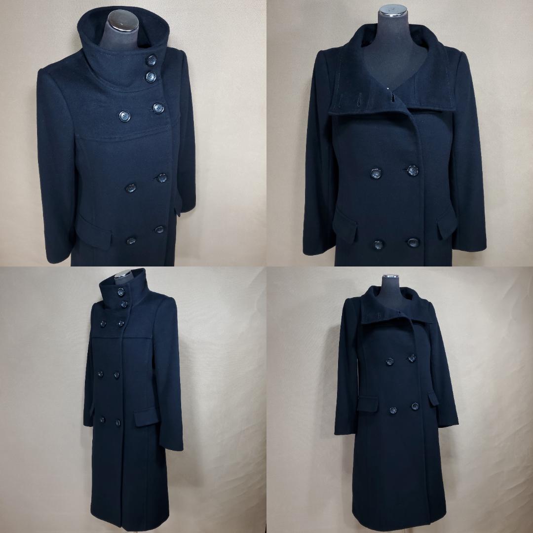 【美品】 マイケルコース M アンゴラ100% スタンドカラー ロングコート