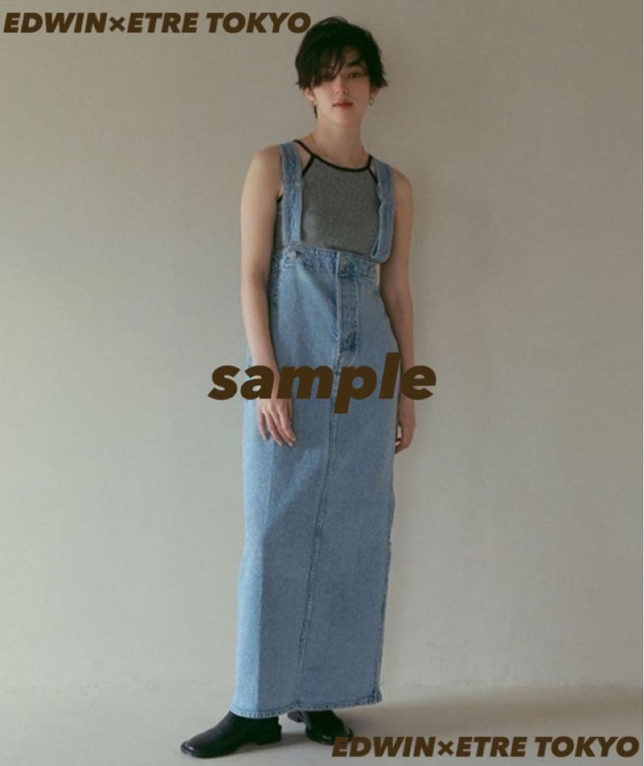 期間限定OFF【新品】❣️EDWIN×ETRETOKYO ハイライズサススカート