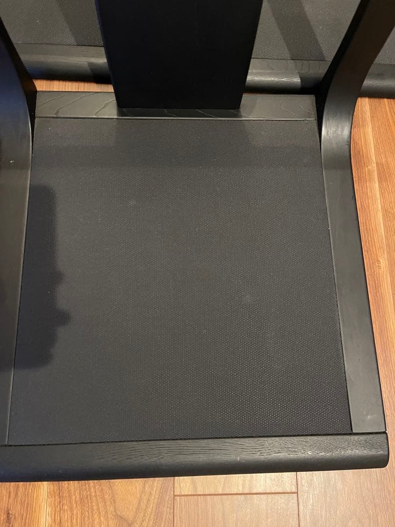 hikari 光製作所 木製座椅子 黒和モダン 旅館 和室 三脚セット-日本