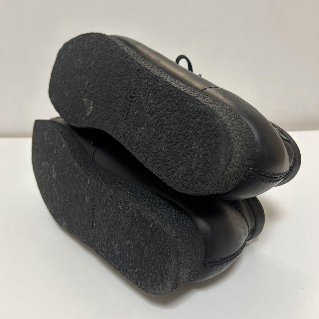 Clarks ワラビーブーツ オールレザー UK62/1（25cm）ブラック