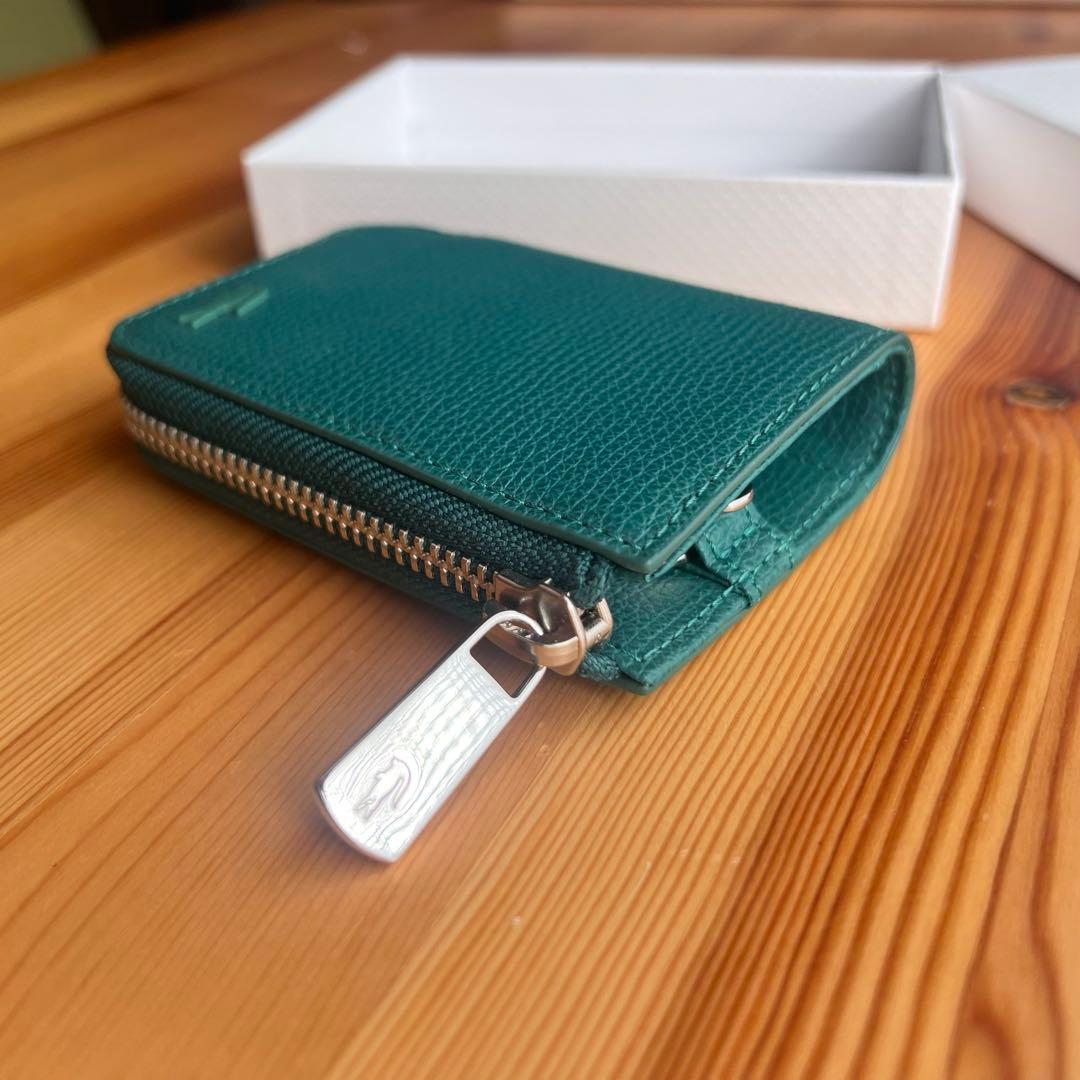美品 LACOSTE デイリークロコ Lファスナースマートキーケース