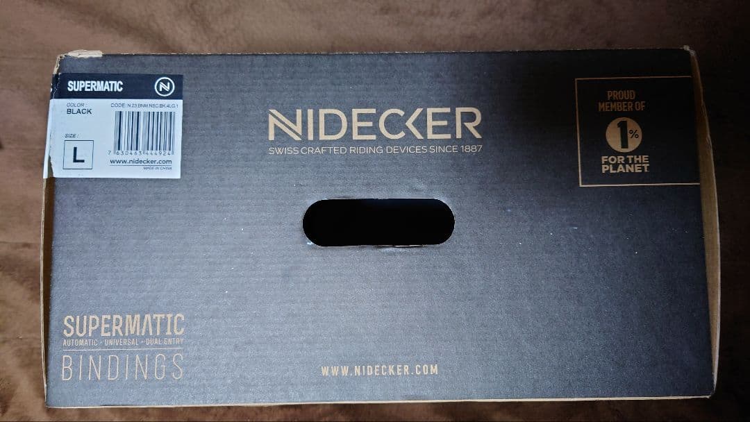 NIDECKER SUPER MATIC スーパーマチック Lサイズ ブラック