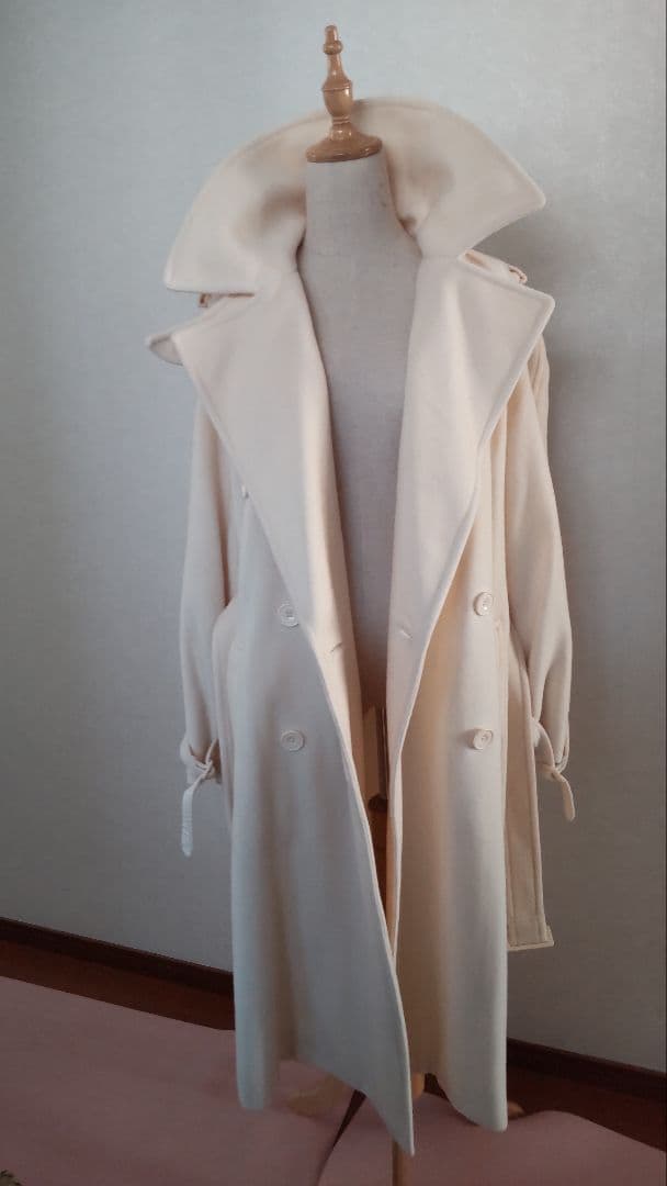 新品 ポロラルフローレン ロングコート 白 ホワイト トレンチコート